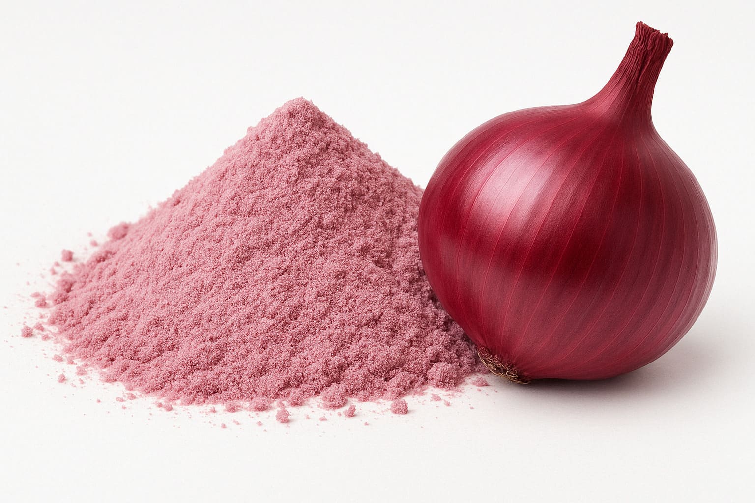 Dehydrated Red Onion Powder - High-quality Indian red onion powder exported to USA, Canada, UAE, Indonesia, Thailand, Russia, EU, Vietnam, Bangladesh, New Zealand.